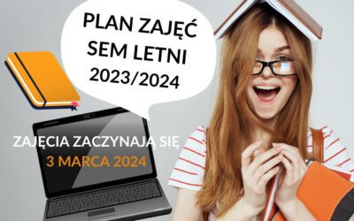Plan zajęć na semestr letni 2023/2024