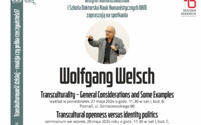 Spotkania – prof. Wolfgang Welsch