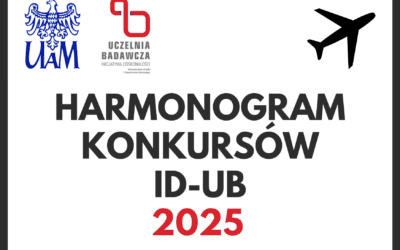 Harmonogram konkursów ID-UB