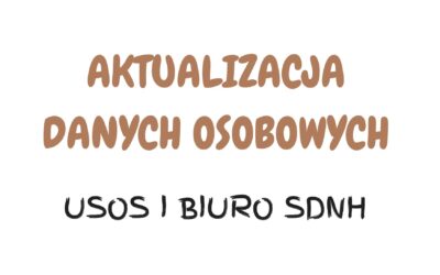 Zmiana danych osobowych