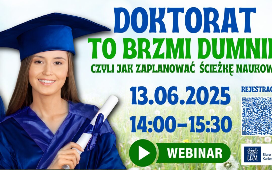 Webinar dla Doktorantek/ów