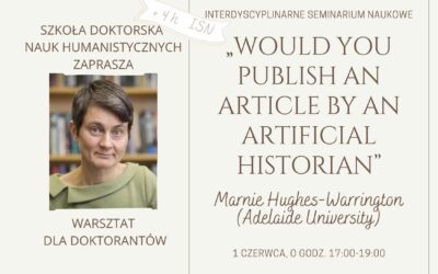 ISN – „Would you Publish an Article by an Artificial Historian”